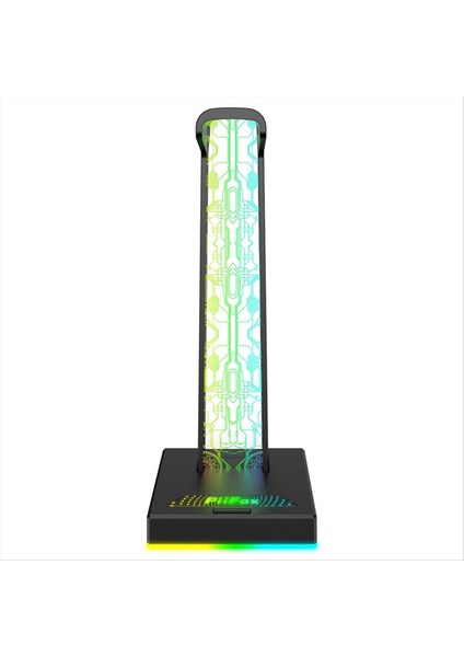 Piifox Rgb 10 Işık Çift USB Arayüzleri 3 5mm Ses Bağlantı Noktası 3D Atmosfer Açık Renk Kutusu (Yurt Dışından)