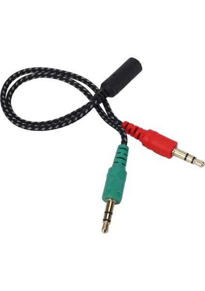 Bilgisayar Için 2x Kulaklık Ayırıcı Pc Ses ve Mikrofon Için Kulaklık Adaptörü 3 5mm Dişi Ila Çift 3 5 mm Erkek (Yurt Dışından) fiyatları