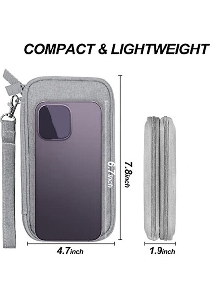 Organizatör Seyahat Kordonu Organizatör Çantası Suya Dayanıklı Çift Katmanlar Korosu Kablo Telefon Şarj Cihazı Için Kılıf Taşıma (Yurt Dışından) indirimleri