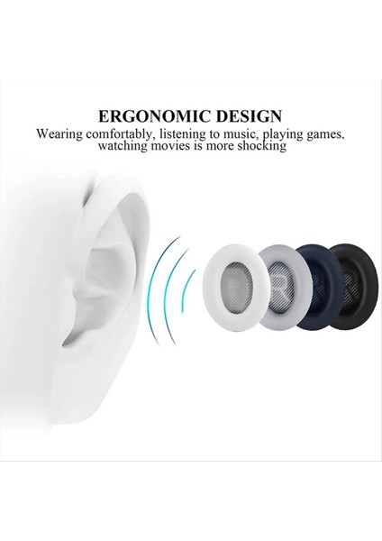 Bose Için Yedek Earpads QC35 QC35 Iı Kulaklıklar Onarım Parçaları Siyah (Yurt Dışından) modelleri