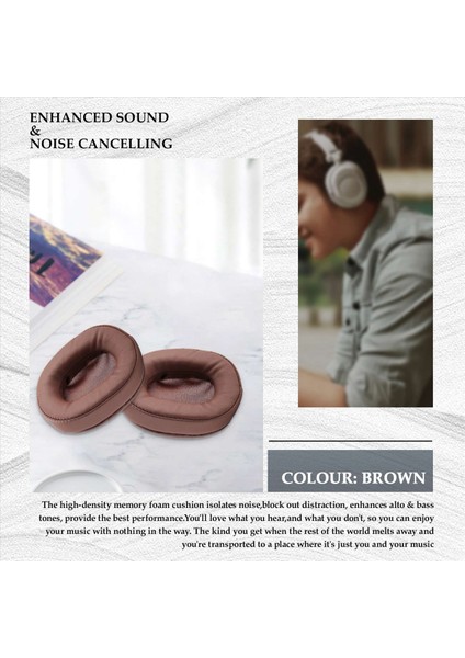 Kulak Yastıkları Bellek Köpüğü Kulak Padleri Ath M50X Için Yedek Kulak Pedleri (Yurt Dışından) modelleri