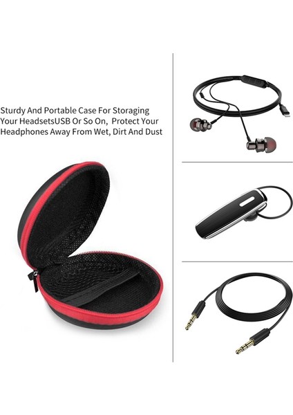 Yeni Arı Kulaklıkları Kılıf Kapak Kulaklıkları Koruyucusu Eva Kablolu Kulaklıklar Için Su Geçirmez Seyahat Depolama Çantası USB Kablosu (Yurt Dışından) fırsatları