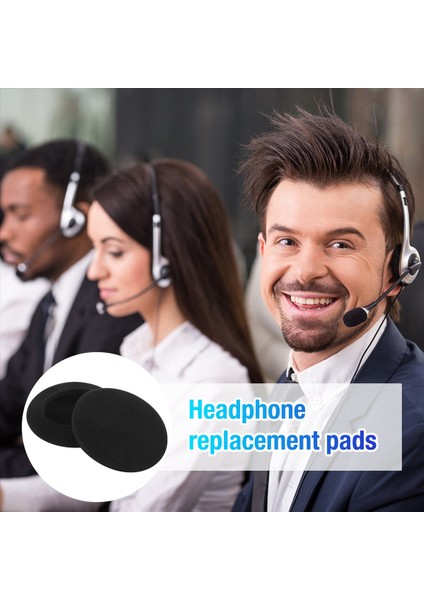 Kalınlaştırılmış Kulaklık Kapağı Kulak Ped Sünger Kapağı 60MM Değiştirilebilir Kulaklık Aksesuarı Koruyucu Kapak Evrensel (Yurt Dışından) fırsatları