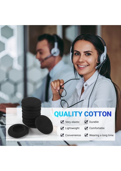 Kalınlaştırılmış Kulaklık Kapağı Kulak Ped Sünger Kapağı 60MM Değiştirilebilir Kulaklık Aksesuarı Koruyucu Kapak Evrensel (Yurt Dışından) indirimleri