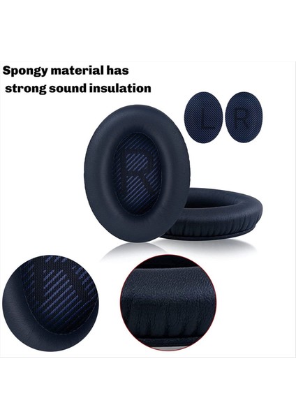 Bose Için Yedek Earpads QC35 QC35 Iı Kulaklık Onarım Parçaları Koyu Mavi (Yurt Dışından) indirimleri