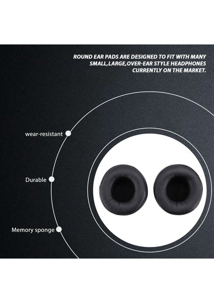 Yumuşak Pu Earpad Köpük Kulak Pedleri Akg Için Sony Için Yastıklar Philips Kulaklıkları Için 70MM (Yurt Dışından) fiyatları