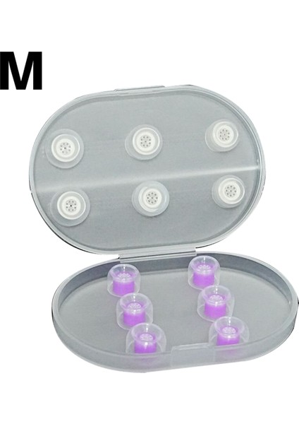 Kulak Içi Silikon Değiştirilebilir Kulak Uçları 3 Çift M Boyutlu Kablolu Kulaklık Aksesuarları Için Yumuşak ve Rahat Mor (Yurt Dışından) modelleri