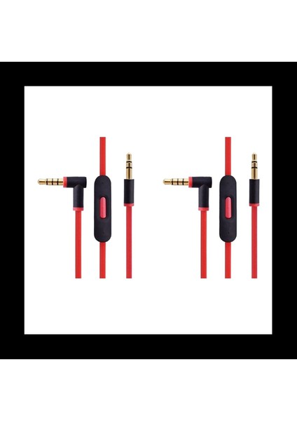 Stüdyo/mixr/solo/wireless/pro Için Satır Mikrofonlu Dr Dre Kulaklıklar Tarafından 2x Yedek Ses Kablosu (Yurt Dışından) fiyatları