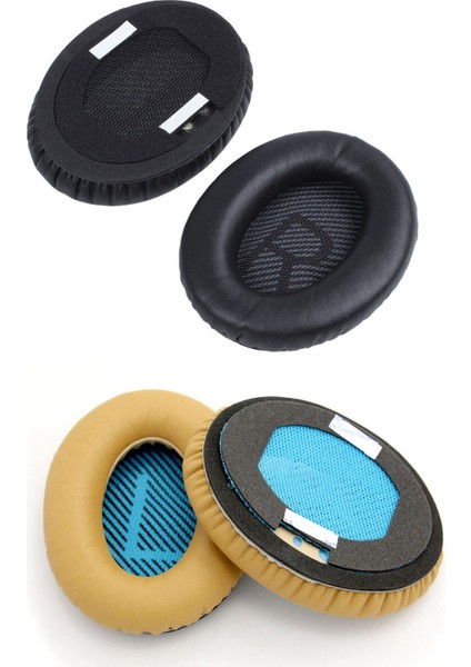 2 Çift Earpads Köpük Kulak Yastığı Bellek Köpük Yedek Kulak Yastığı Bose Sessiz Için Qc2 QC15 QC25 QC35 Ae2 AE2I Ae2 - Siyah ve Khaki+Mavi (Yurt Dışından) fiyatları