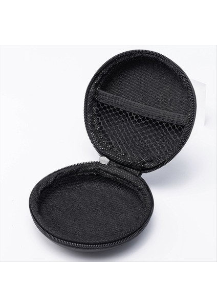 Yuvarlak Kulaklık Torbası Nötr Fermuar Çantası Kulaklık Depolama Çantası Veri Kablosu Bluetooth Kulaklık Ambalaj Kutusu B (Yurt Dışından) fırsatları