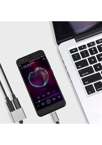 2 Pcs 2 Arada 1 Tip-C Ila 3 5mm Kulaklık Jak Adaptörü/konektör Şarj Cihazı Kulaklık Şarj Adaptörü Gümüş ve Gül Altın (Yurt Dışından) fırsatları