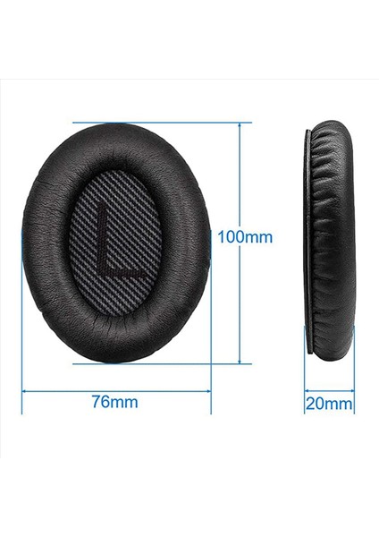 Sessiz Konfor Için 4x Yedek Earpad 35 (QC35) ve Quietcomfort 35 Iı (QC35 Iı) Kulaklık (Siyah) (Yurt Dışından) modelleri