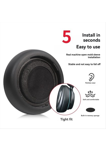 Microsoft Yüzey Kulaklıkları Için Kulaklık Kapağı Kulaklıkları 1 ve 2 Gen Yedek Kulaklık Sünger Kapak Siyah (Yurt Dışından) fiyatları