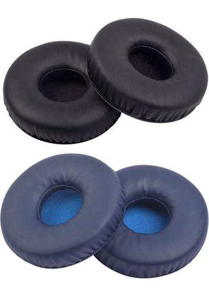 2paır Kulak Pedleri Sony Için Değiştirilebilir Kulaklık WH-XB700 Bluetooth Kulaklık Kılıfı 75MM Kol Koyu Mavi ve Siyah (Yurt Dışından)