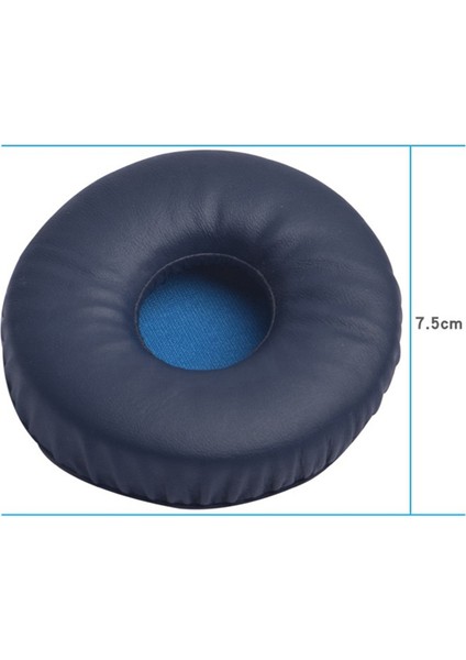 2paır Kulak Pedleri Sony Için Değiştirilebilir Kulaklık WH-XB700 Bluetooth Kulaklık Kılıfı 75MM Kol Koyu Mavi ve Siyah (Yurt Dışından) fırsatları