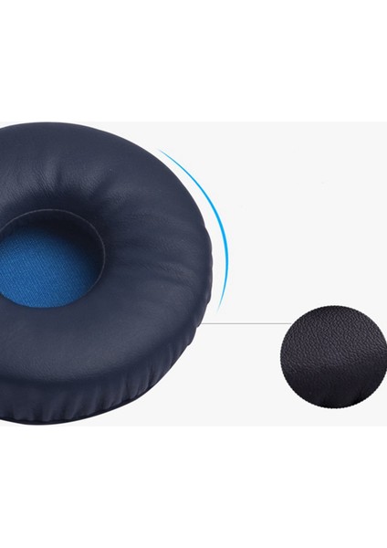 2paır Kulak Pedleri Sony Için Değiştirilebilir Kulaklık WH-XB700 Bluetooth Kulaklık Kılıfı 75MM Kol Koyu Mavi ve Siyah (Yurt Dışından) indirimleri