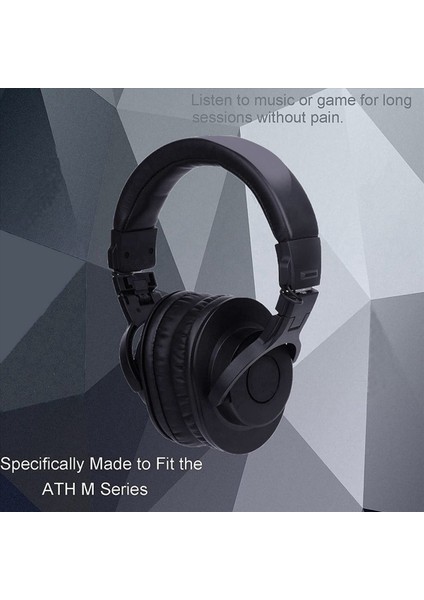 4x M50X Yedek Earpads Audio Technica Ath M50 M50X M50XBT M50RD M40X M30X M20X Msr7 Sx1 Kulaklık (Yurt Dışından) modelleri