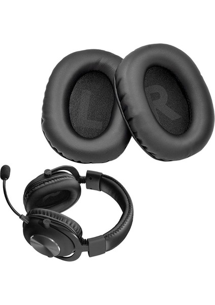Logitech G Pro x Kulaklıklı Kulaklık Deri Kulak Kapak Kulakları (Siyah Pu) Için Yedek Earpad Yastık (Yurt Dışından) indirimleri