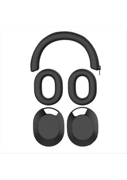 Kulaklık Kılıfı Kulaklık Koruyucu Kılıf Kulak Kabuk Kapağı Headbeam Sleeve Sony WH-1000XM5 Kulaklıklar Siyah (Yurt Dışından)