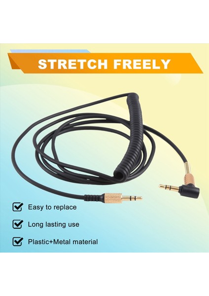 Marshall Major Iı 2 Monitör Bluetooth Kulaklık Için Yaylı Ses Kablo Kablosu Hattı (Mikrofon Olmadan) (Yurt Dışından) fırsatları