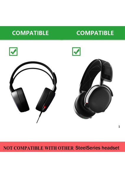 Kumaş Kulak Pedleri Yastık Kulaklıkları Steelseries Için Arctis 3/arctis5/arctis7 (Yurt Dışından) fırsatları