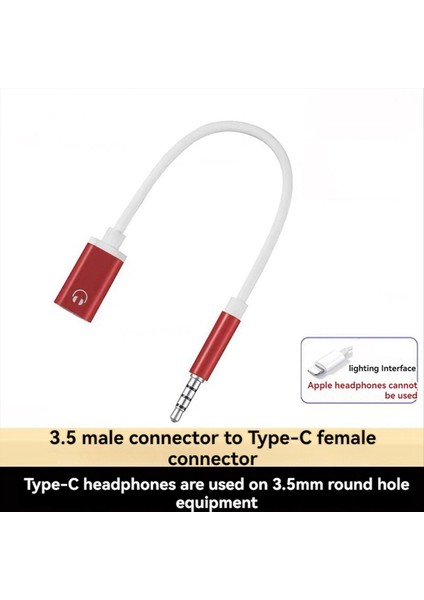 3 5mm Erkek Tip C Dişi Ses Kablosu Kablosu Mp3 Çalar Için Analog Ses Jakı Kulaklık Ses Adaptörü Dizüstü Bilgisayar Tablet A (Yurt Dışından) fiyatları