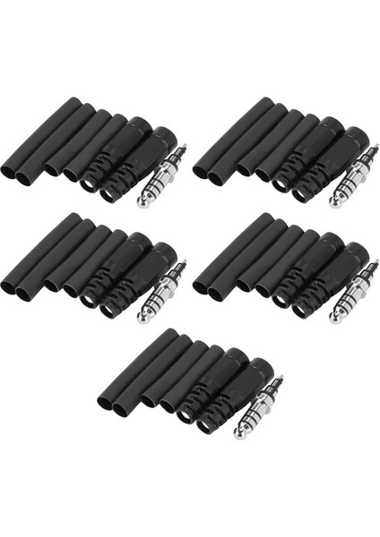 5x Yedek Helikopter Fiş Kulaklık Adaptörü U-174 / U David Clark Helikopter Kulaklığı Için A Lehim Tip (Yurt Dışından)