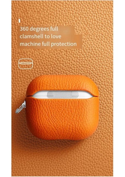 Için Kasa Zarif Yumuşak Lychee Desen Koruyucu Kulaklık Kapağı Pro Kılıfları Kabuk Trend-Black (Yurt Dışından) indirimleri