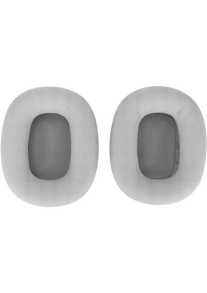 Apple Için Max Kulaklık Sünger Kapak Kulaklıkları Çok Fonksiyonlu 1 Çift Kulak Pedi Aksesuar Gümüş Gri (Yurt Dışından)