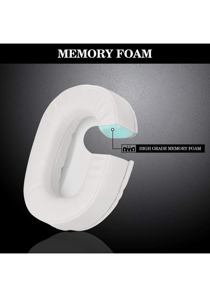 Kulak Yastıkları Bellek Köpük Earpads Ath M50X Technica M40X M30X M20 Beyaz ve Koruyucu Kafa Bandı Kapak Yastığı (Yurt Dışından) indirimleri