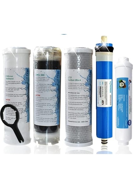 Aura Cebilon Su Arıtma Cihazı Filtre Bakım Seti