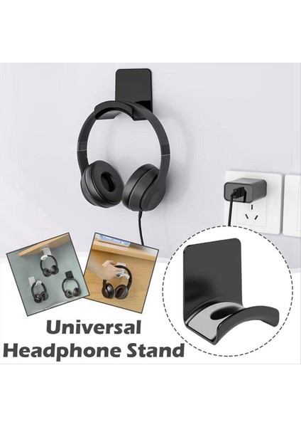 Kulaklık Standı Duvara Monte Yumruksuz Kulaklık Standı Depolama Kancası Masanın Altındaki Desk Asılı Kulaklık Standı (Yurt Dışından) modelleri