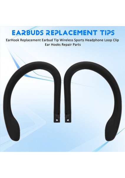Earhook Yedek Kulaklık Ucu Kablosuz Spor Kulaklık Döngü Klips Kulak Kancaları Güç Atışları Için Onarım Parçaları 3 Pb3 Siyah (Yurt Dışından) fırsatları