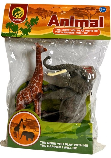 Bfs Pvc Pakette Ikili Vahşi Hayvanlar
