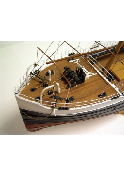 Türk Model 1/87 123 Bandırma Vapuru, 62 Cm. Ahşap Model Kiti modelleri