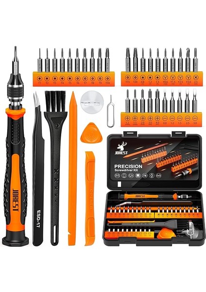 38 Adet Hassas Mekanik Tornavida Seti, Torx T5 T6 T8 T9 T10 T20 ile Mini Alet Seti, Vb, Iphone, Ipad, Switch, Ps4, Xbox, Dizüstü Bilgisayar, Macbook, Bilgisayar, Gözlük, Saatler, Vb Için Tamir Kiti.