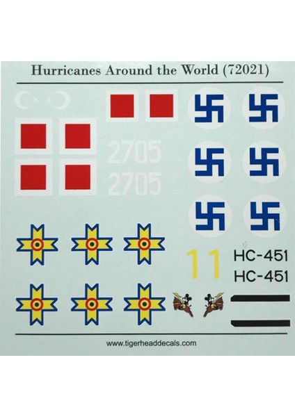 72021 1/72 Ölçek, Hurricanes Around The World