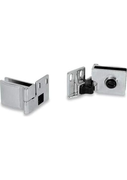 Köşeli Cam Menteşesi 1 Çift