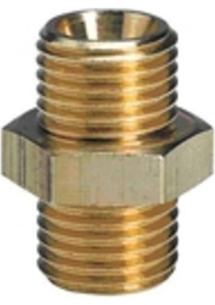 Einhell Einhell Çift Taraflı Nipel R1/4" (Kompresör Aksesuarı, Pirinçten, Tüm 1/4" Dış Dişli Basınçlı Hava Bağlantılarına Uygun) - 4139620