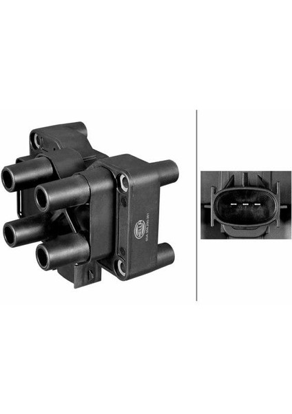 ATEŞLEME BOBİNİ FOCUS CMAX 1.6-1.8-2.0 165-2001 FUSION 1.4-1.6-KA 1.31-MONDEO 2 2004FIESTA MAZDA 2 988F12029AD 1066102