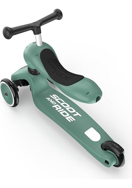 And Ride Highwaykick 1 Lifestyle Yeşil Oturaklı 3 Tekerlekli Çocuk Scooter indirimleri