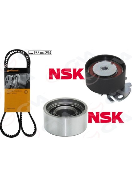 EKSANTRİK GERGİ KİTİ 158X254 BRAVA 1995-2001 -DOBLO 2001 -PALIO-ALBEA 1996 -MAREA 1997-2002 1.6 K015432XS 71736715 55171442 55176303