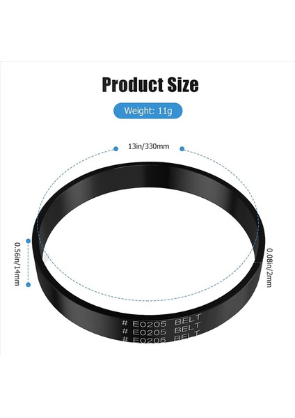 8 Paket Yedek E0205 Eureka Powerspeed Için Vakum Kemeri Hafif Vakum Temizleyici Eureka Modeli NEU180 (Yurt Dışından) indirimleri