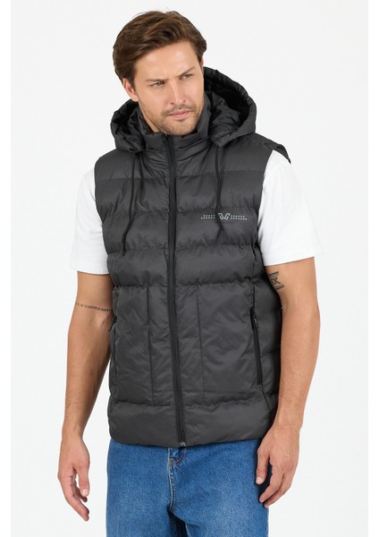 Çıkarılabilir Kapüşonlu Erkek Şişme Yelek Regular Fit / Normal Kesim - B8165