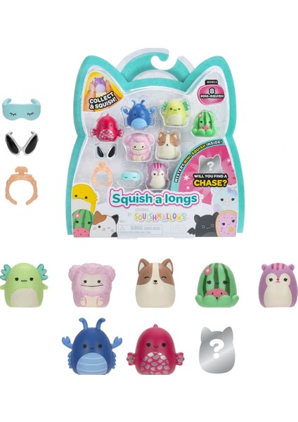 Bfs Squish-A-Longs 8 Figür + Yüzük Set Seri 2 Asorti fırsatları
