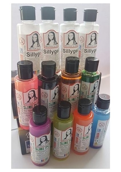 Slime Yapma Seti Hazır Oyun Jeli Sıvı - Renkli
