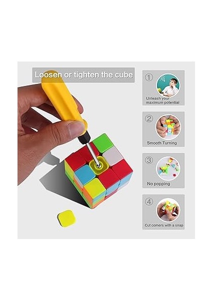 Cube Rubik Zeka Sabır Küpü Neon Renkler 3 x 3 x 3 modelleri