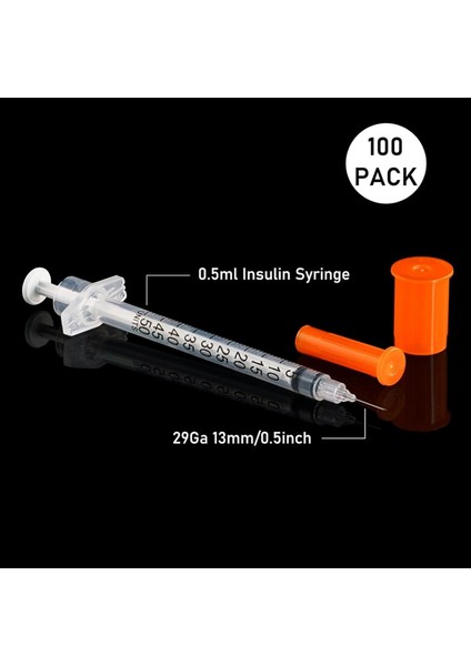 0 5ml/cc 29GA 13MM Endüstriyel Üretim Dağıtım Araçları Laboratuvar Ölçüm Malzemeleri Ayrı Ayrı Sarılmış 100 Adet (Yurt Dışından) modelleri