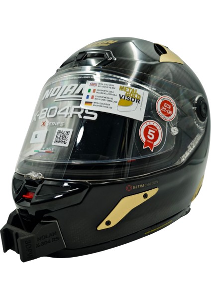 Nolan X-804 Rs Kask uyumlu chinmount aksiyon kamera çene bağlantı aparatı seti