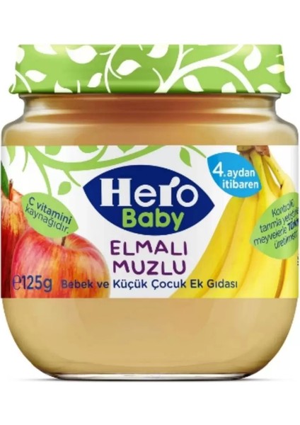 Bfs Hero Baby Elmalı Muzlu Kavonoz Mama 125 gr